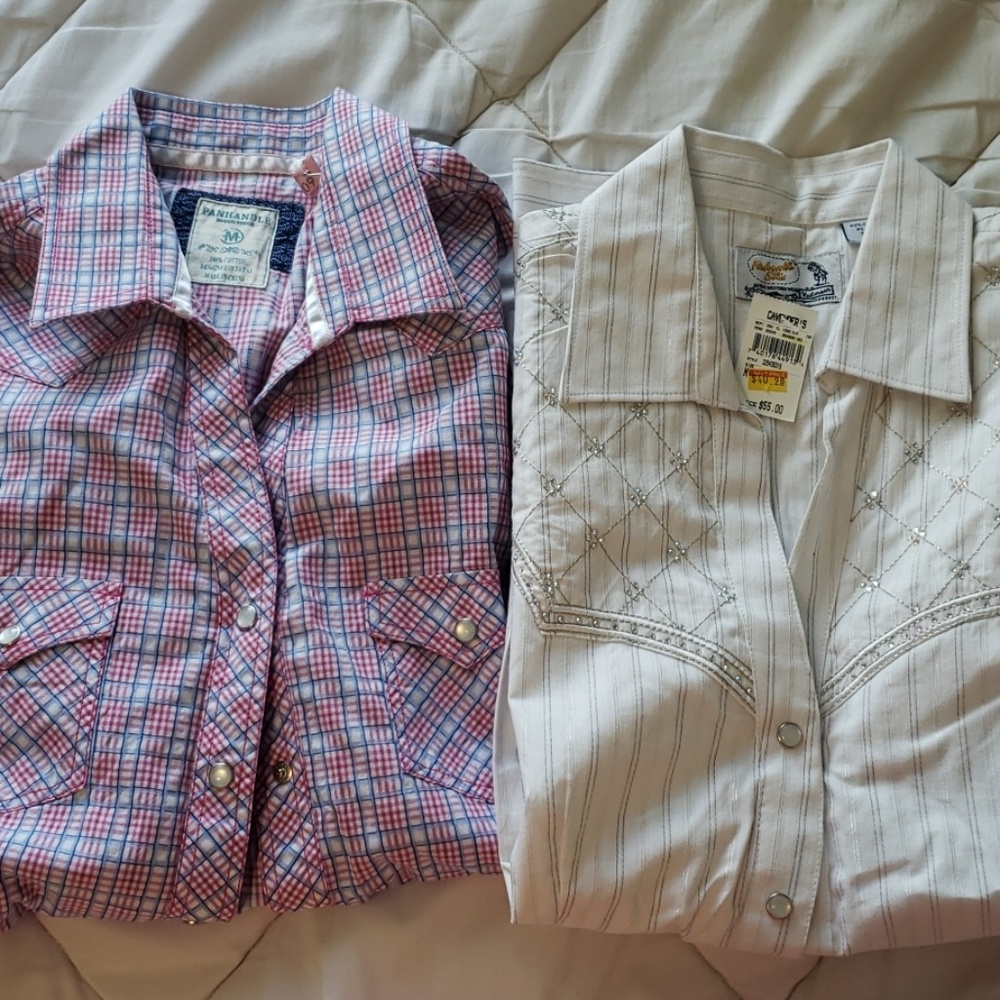 Pearl snap shirts